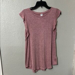Old Navy Pink Short Sleeve Tee Essential
